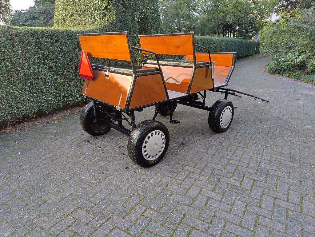 4-persoons recreatiewagen/marathonwagen voor D-pony of paard, Dieren en Toebehoren, Gebruikt, Overige typen, Paard of Pony