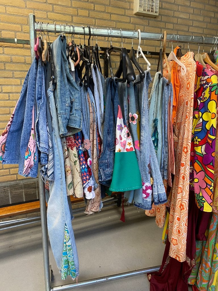 hippie, flower power, jaren 70, musical hair kleding, Nvt, Ophalen, Gedragen
