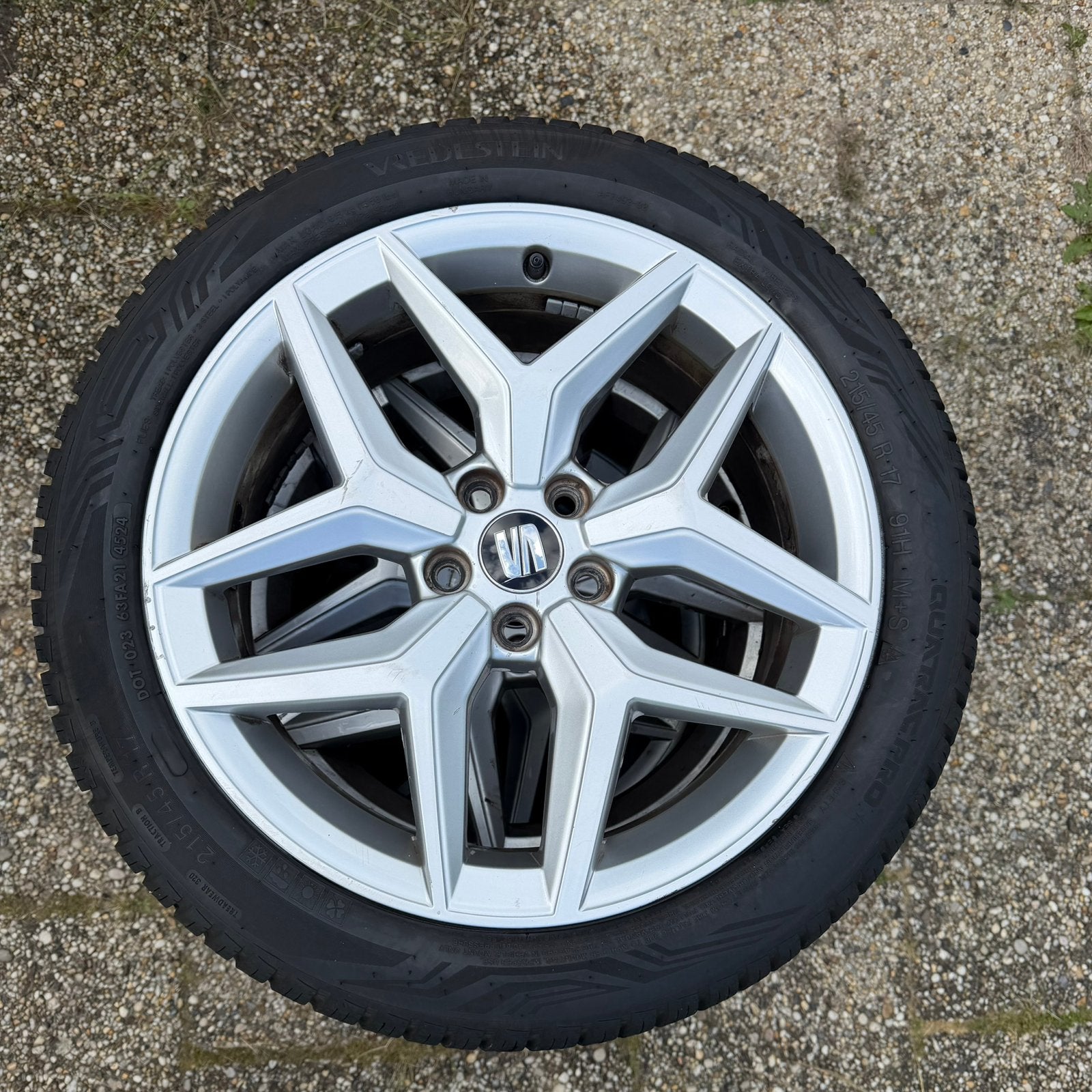 Vredestein Quatrac Pro XL 215/45 R17 All-Season met velgen, Verzenden, Banden en Velgen, 17 inch, All Season
