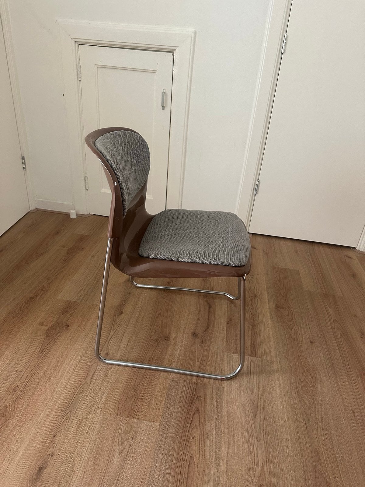Drabert Swing SM400K stoel, Gerd Lange, West Germany, Ophalen, Kunststof, Gebruikt, Bruin