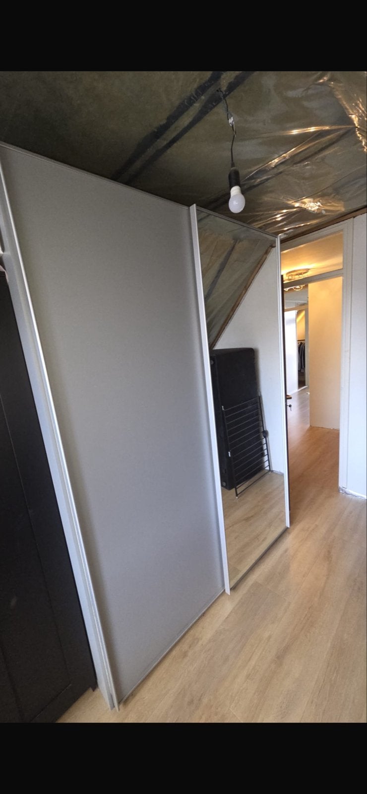 Nolte Kledingkast met spiegeldeur en lades, Huis en Inrichting, Kasten | Kledingkasten, Ophalen, Gebruikt, 100 tot 150 cm, 200 cm of meer