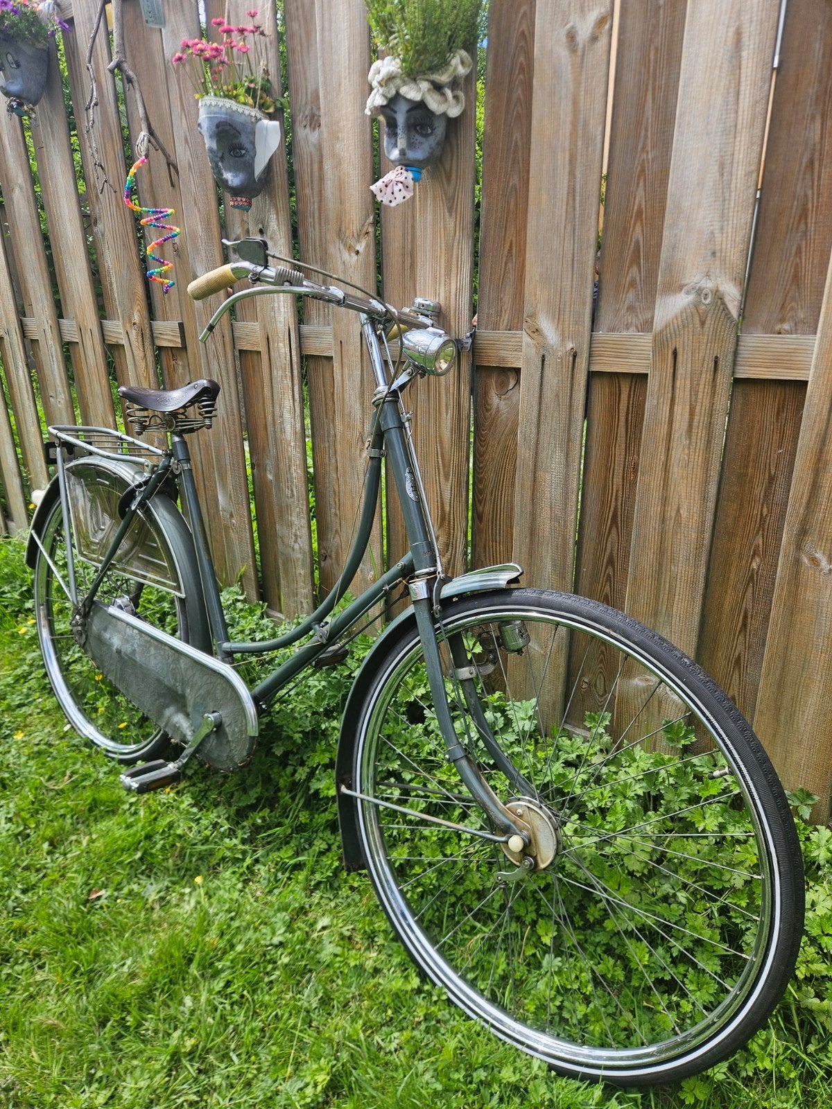 Gazelle Omafiets Jaren 50 met Stangetjes - Fietst Heerlijk!, Fietsen en Brommers, Ophalen, Jaren '50, 55 tot 59 cm, Gazelle