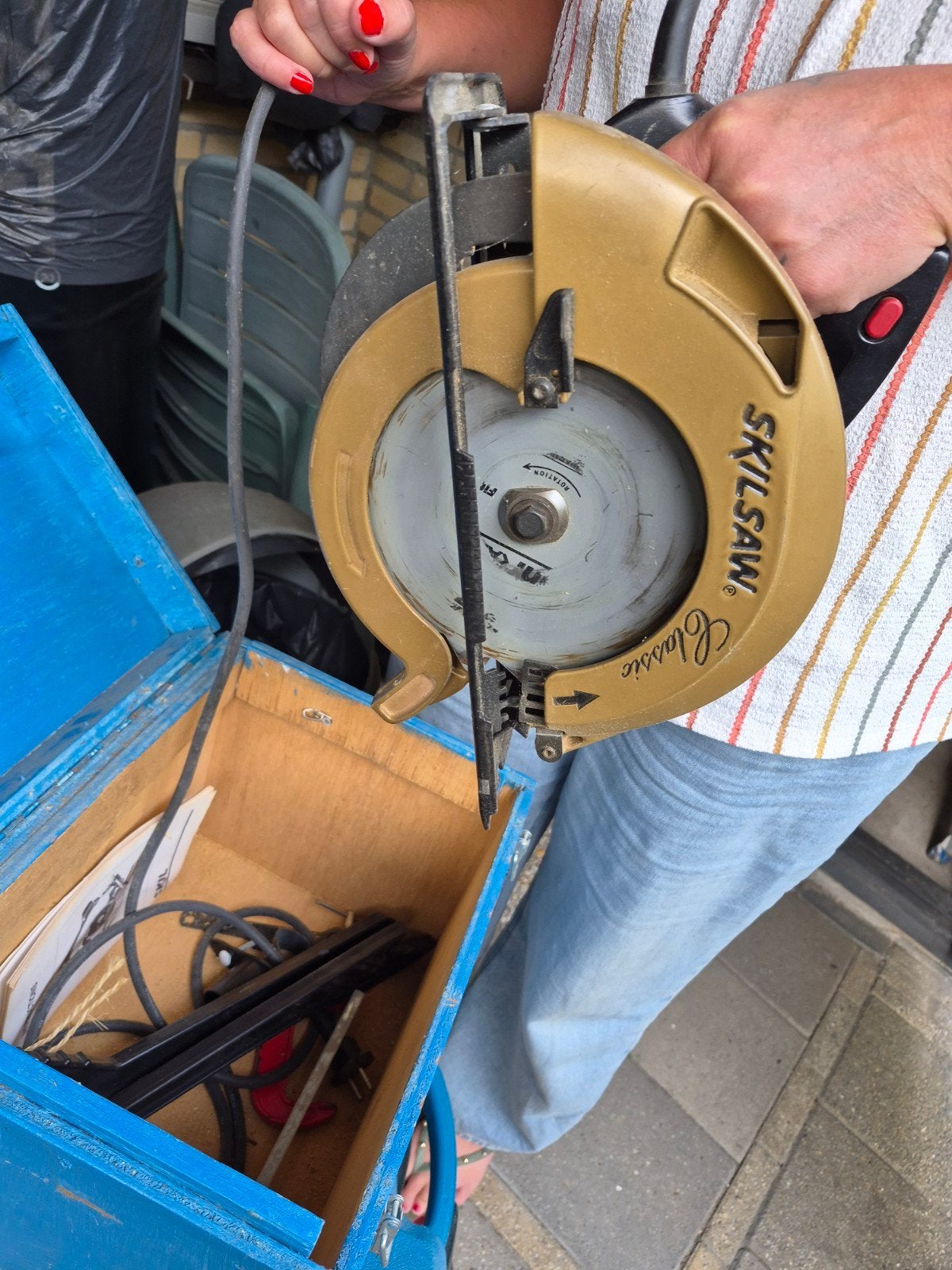 Skilsaw Classic Cirkelzaag - Gebruikt, Gebruikt, Cirkelzaag, 600 tot 1200 watt, 30 tot 70 mm