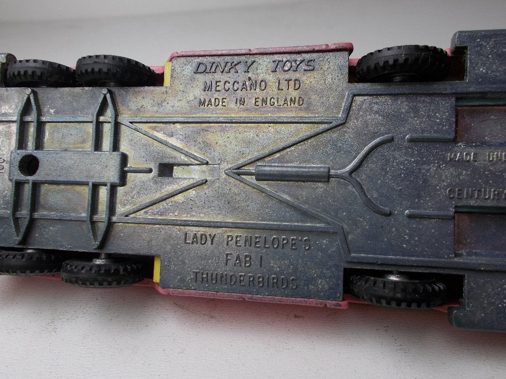 1966 Dinky Toys 100. FAB 1. TV serie Thunderbirds Izgst (F), Ophalen of Verzenden, Zo goed als nieuw, Auto, Dinky Toys