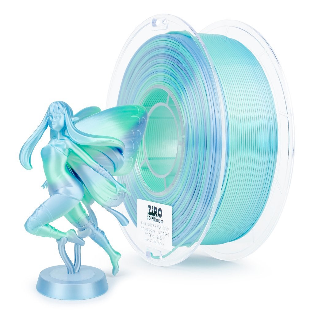 ZIRO Gradient Silk PLA Pure (1KG), Computers en Software, Ophalen of Verzenden, Nieuw, Filamentrollen