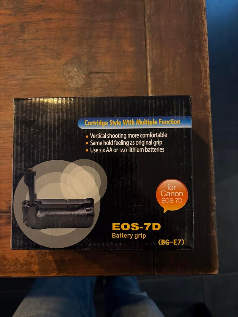 Canon EOS-7D Batterijgrip (BG-E7), Ophalen of Verzenden, Nieuw