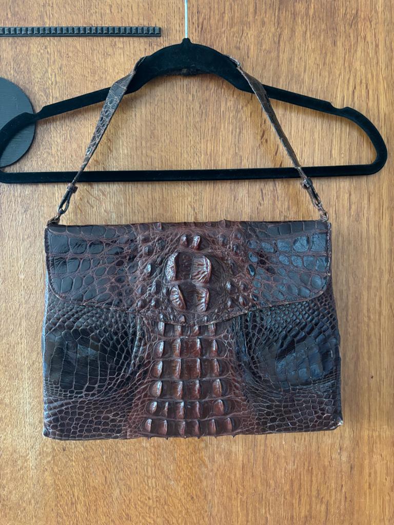 Maison de Bonneterie Leren Tas - Vintage Eyecatcher, Ophalen of Verzenden, Gebruikt, Bruin, Handtas