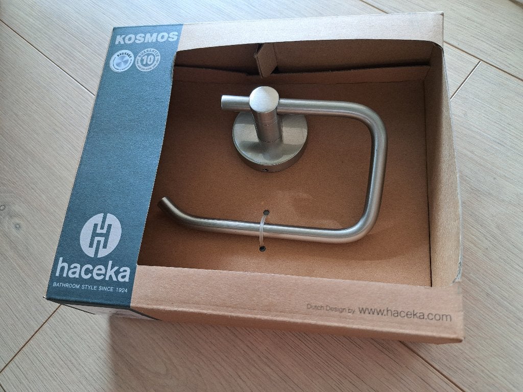 Toiletrolhouder geborsteld rvs look, Ophalen, Minder dan 50 cm, Overige typen, Nieuw