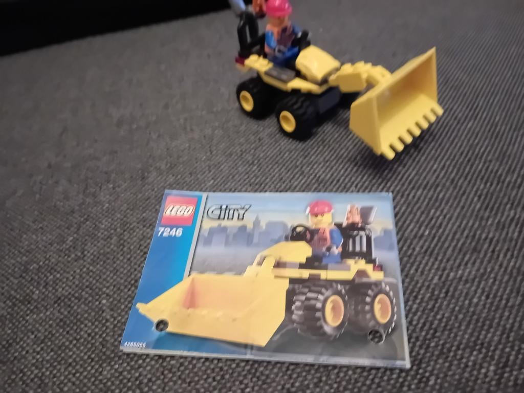 Lego City Mini Graafmachine 7246, City, Lego, Ophalen of Verzenden, Complete set