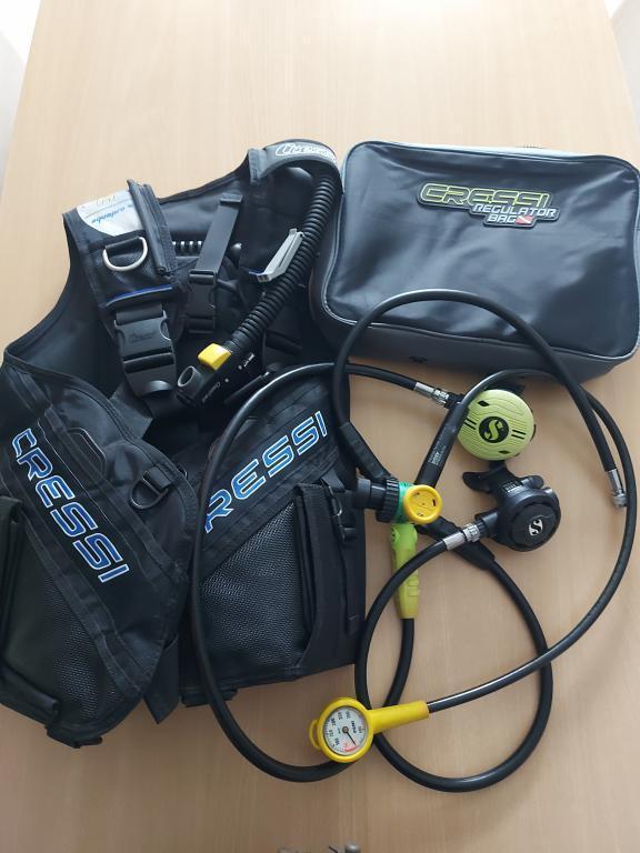 Scubapro ademautomaat + Bcd Cressi Aquapro 5, Watersport en Boten, Duiken, Gebruikt, Overige typen, Ophalen