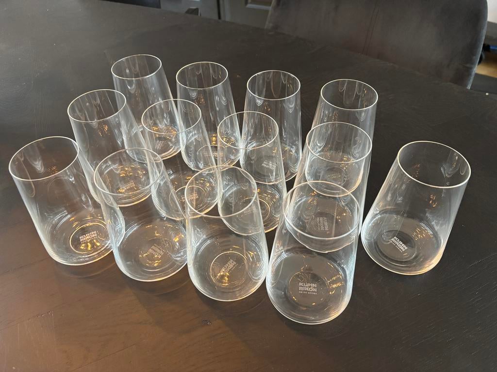 10 Kuhn Rikon longdrinkglazen, Ophalen of Verzenden, Nieuw, Glas, Glas of Glazen
