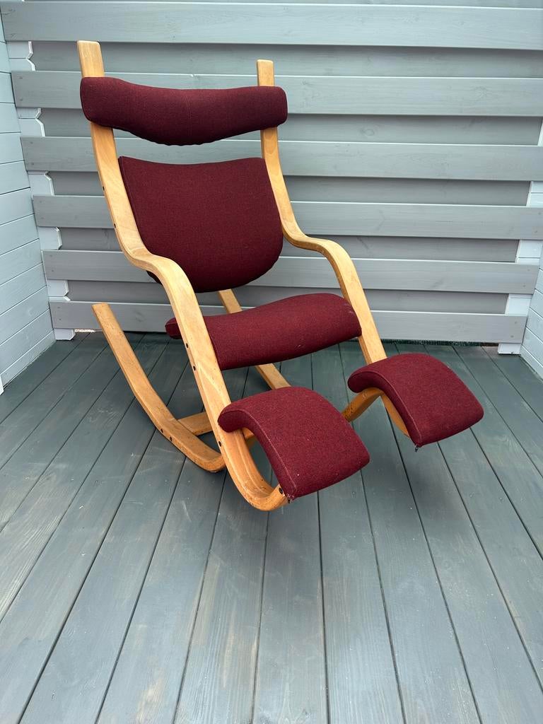 Stokke varier gravity relax fauteuil schommelstoel, Huis en Inrichting, Ophalen, Zo goed als nieuw, 50 tot 75 cm