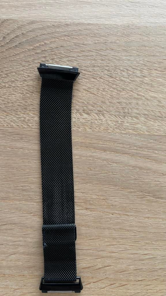 Metalen bandje Fitbit Ionic - Zwart, Sieraden, Tassen en Uiterlijk, Activity trackers, Gebruikt, Android, Zwart, Ophalen of Verzenden
