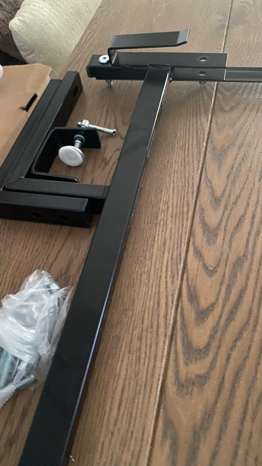 Zwart metalen beugel voor ikea bank Kivik, Huis en Inrichting, Ophalen of Verzenden, Nieuw, Metaal