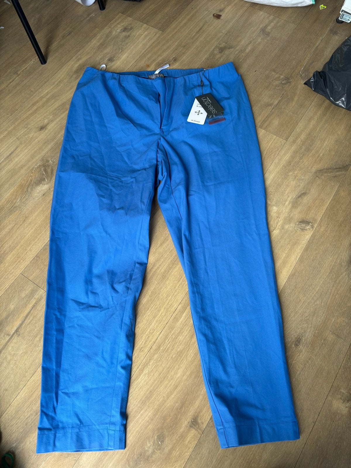 Nieuwe blauwe broek van Seecion by Ulla Popken, Blauw, Maat 46/48 (XL) of groter, Nieuw, Ophalen of Verzenden