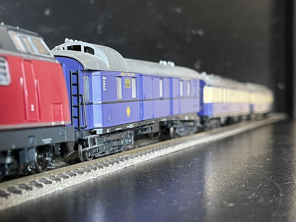 DB-0102: 5-delige Historische Rheingold stam (1:87), Gebruikt, Gelijkstroom, Wagon, Ophalen of Verzenden