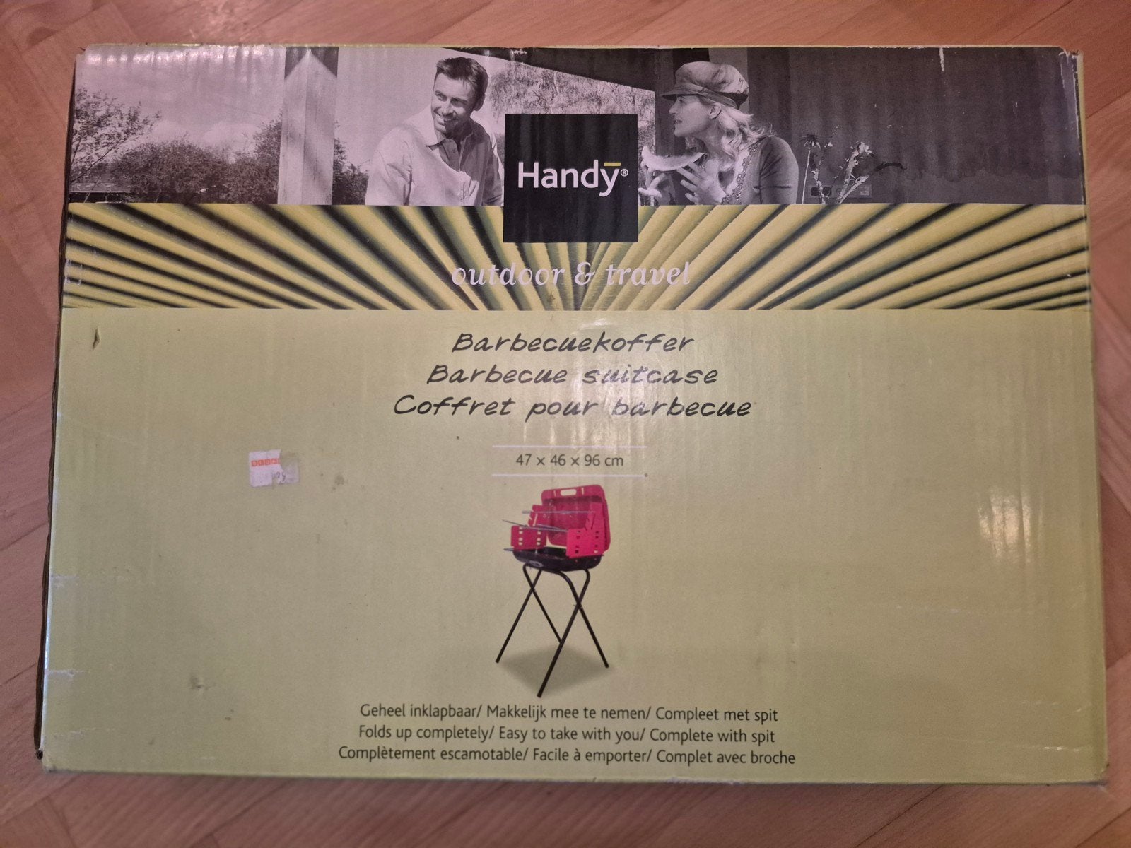 Handy Barbecuekoffer - Compacte BBQ voor Outdoor & Reizen, Tuin en Terras, Gasbarbecues, Nieuw, Ophalen of Verzenden
