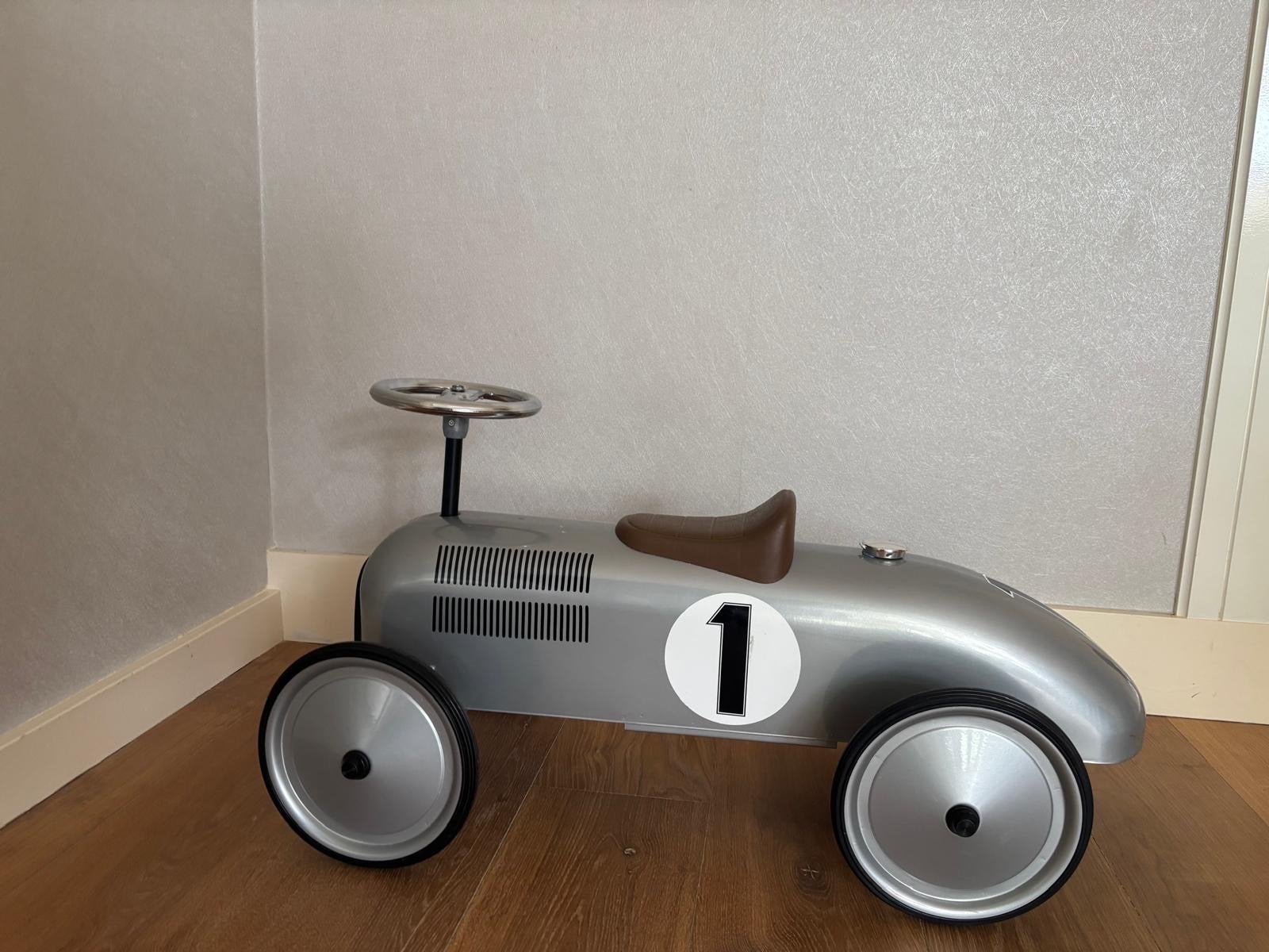 Retro Roller loopauto zilver, Ophalen, Gebruikt, Loopvoertuig