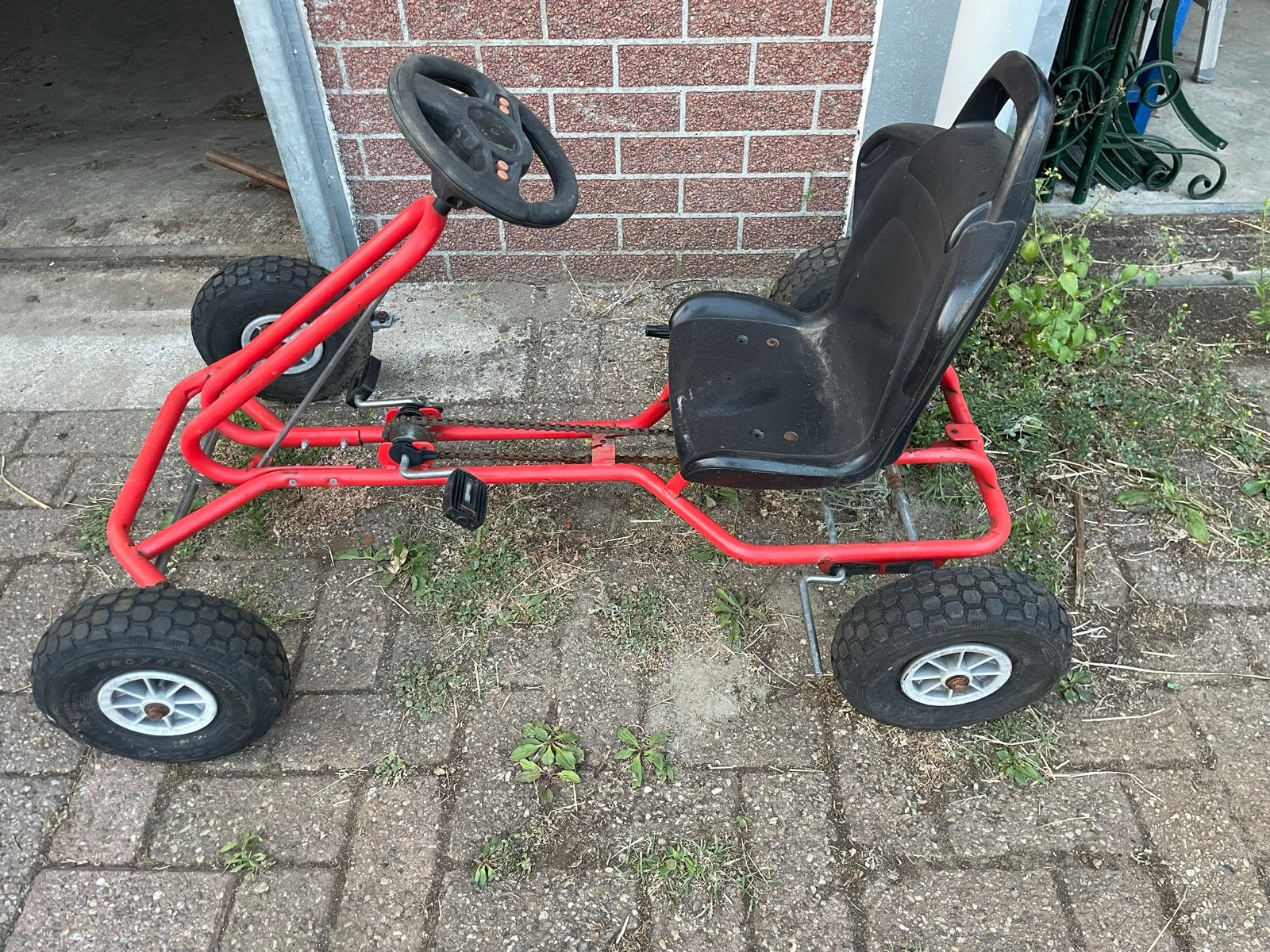 Rode skelter met luchtbanden - Gebruikt, Ophalen, Gebruikt, Overige merken