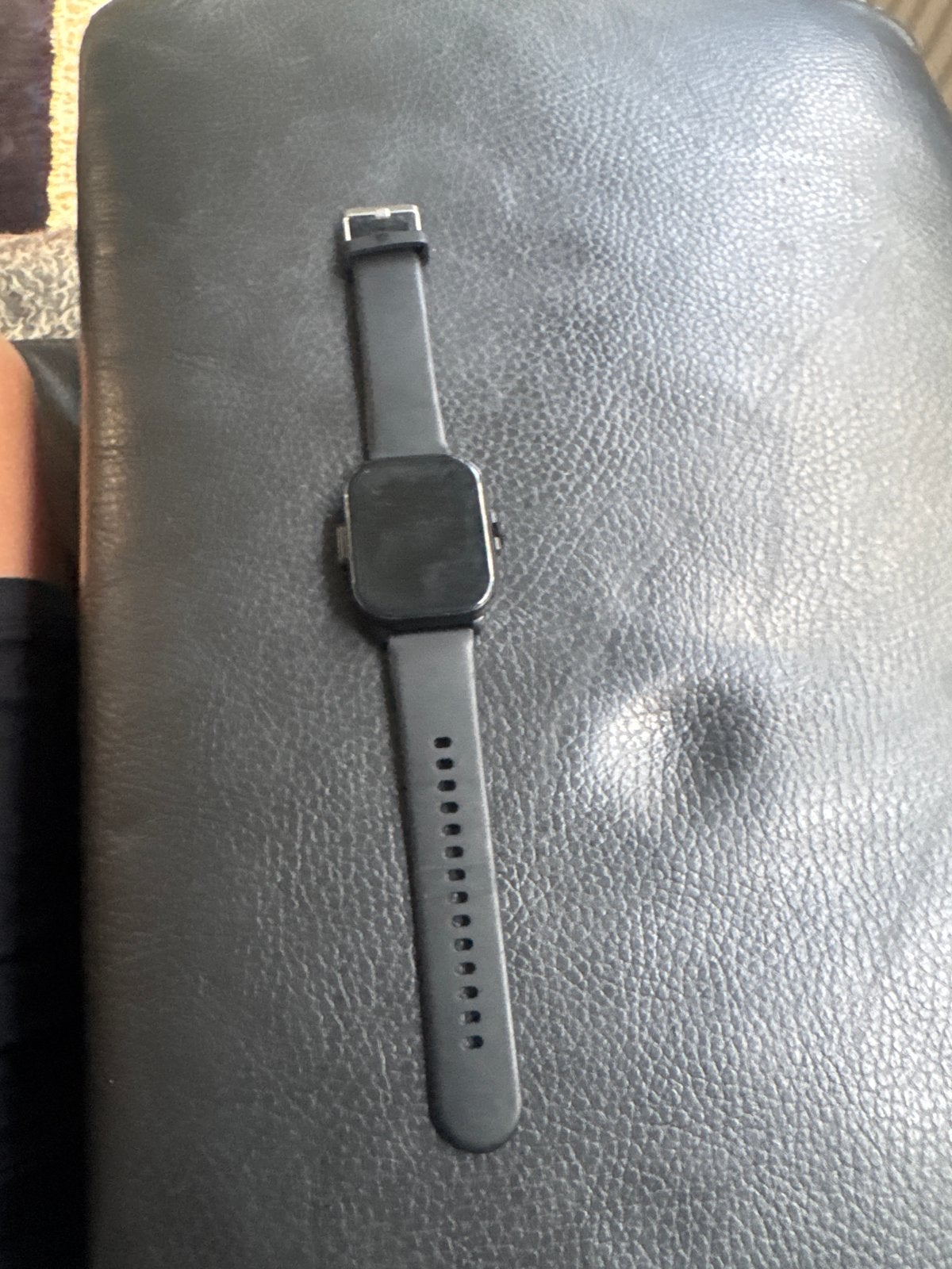 Smartwatch met hartslagmeter en stappenteller, Ophalen of Verzenden, Hartslag, Zo goed als nieuw, Zwart