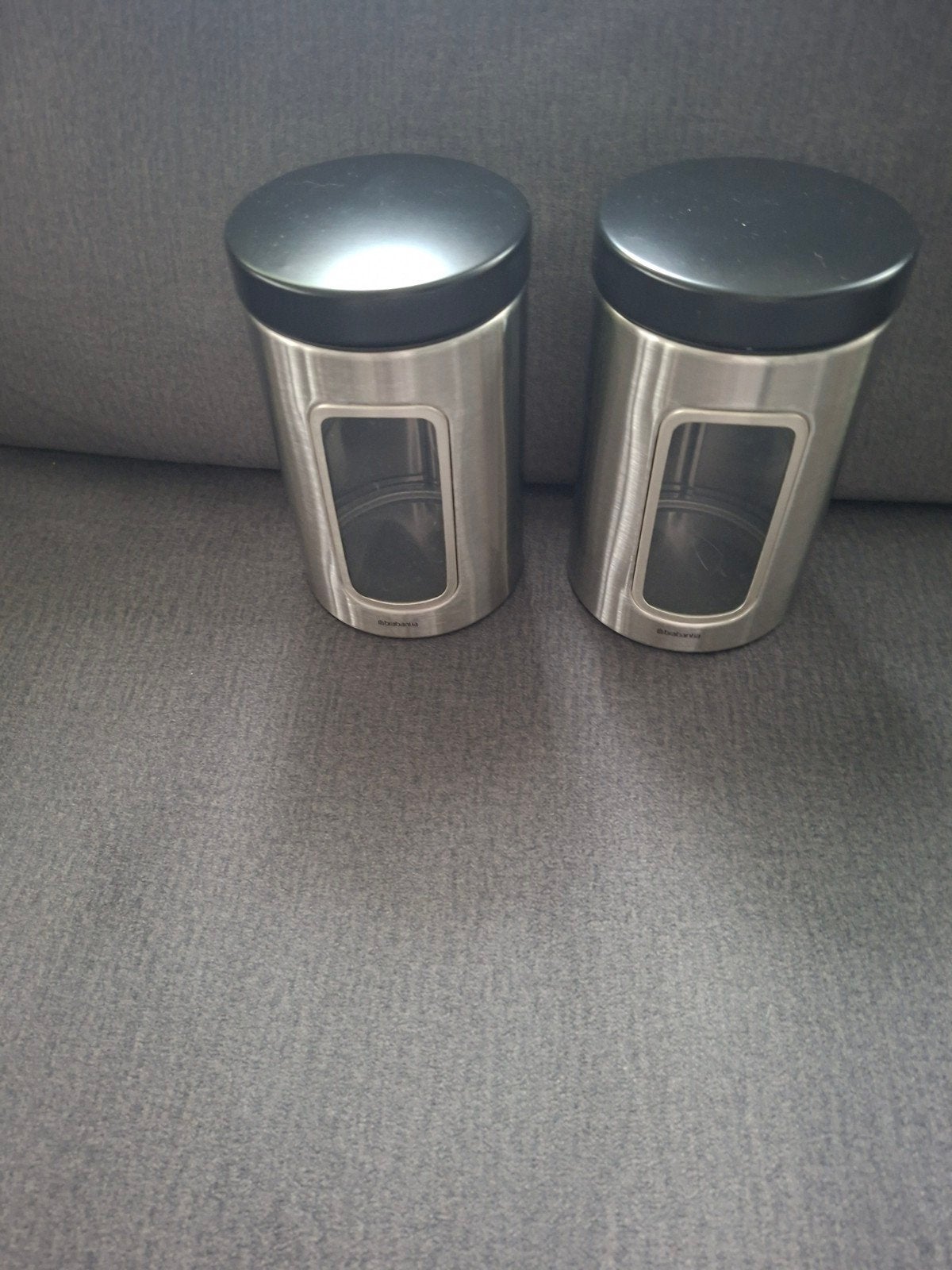 Voorraad bussen, Zilver, Ophalen of Verzenden, Zo goed als nieuw, Voorraadpot