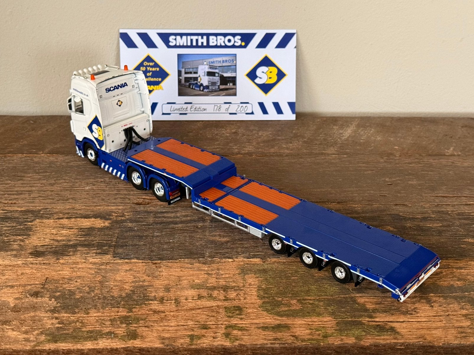 WSI - Scania next gen Smith Bros, Hobby en Vrije tijd, Ophalen of Verzenden, Zo goed als nieuw, Bus of Vrachtwagen, Wsi