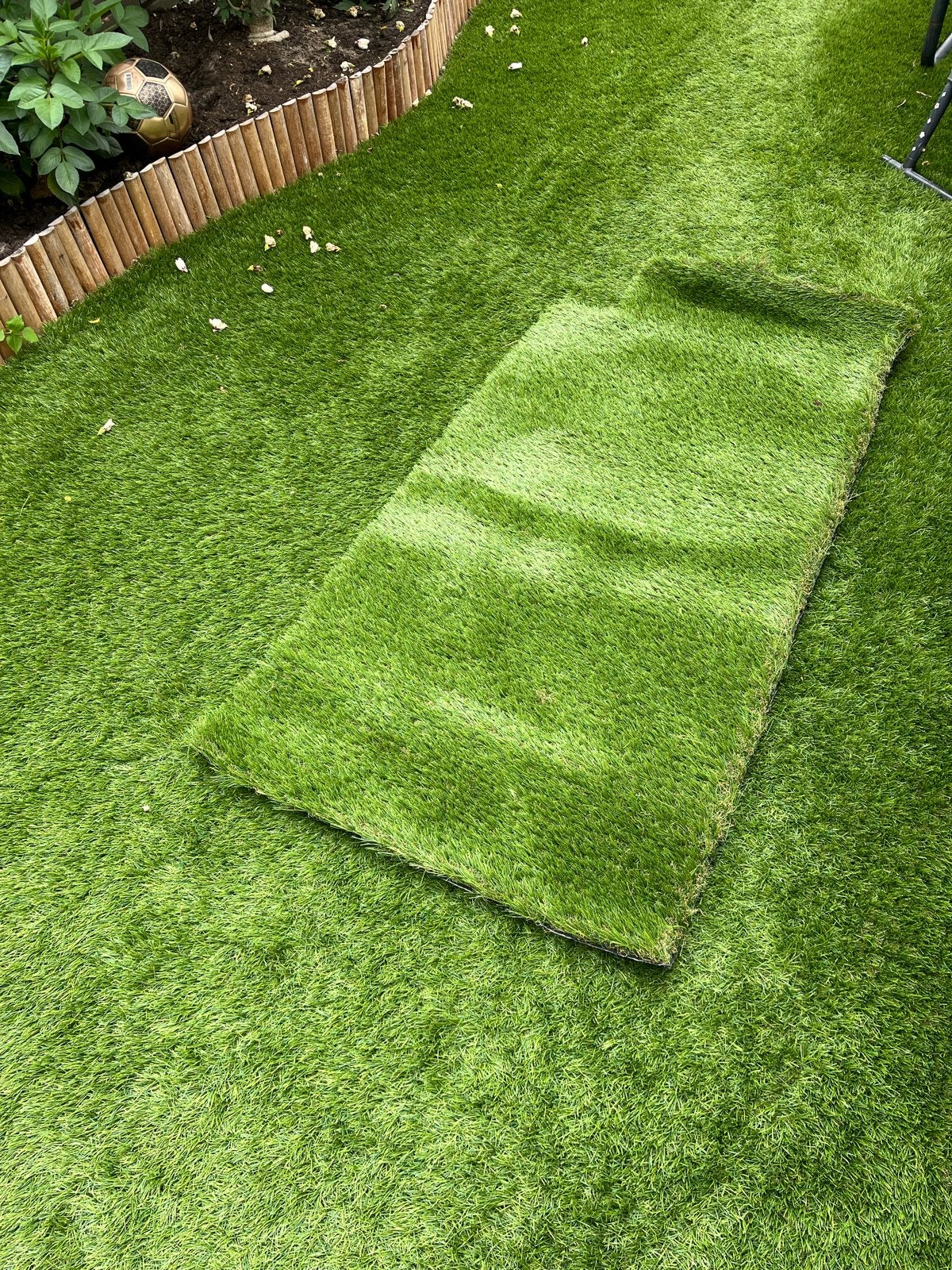 2 Stukken Hoogwaardig Kunstgras Naturel Mason 46 + Stabilisa, Ophalen, Nieuw, Minder dan 10 m², Kunstgras