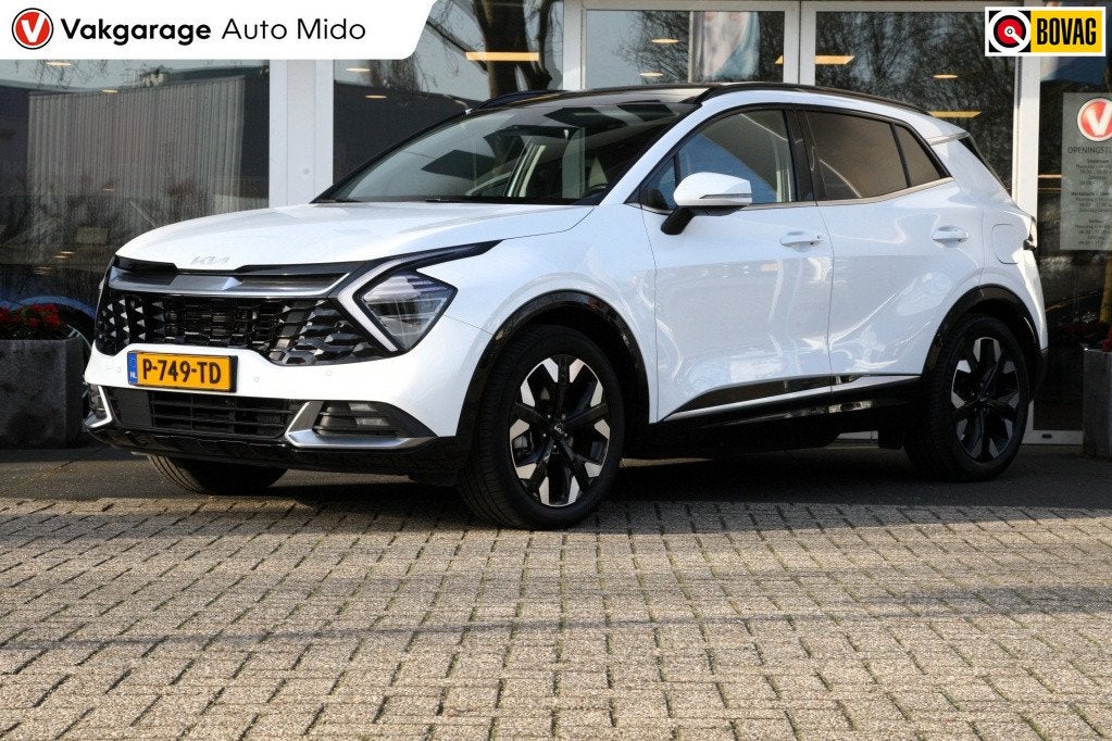 Kia Sportage 1.6 T-GDi Plug-in Hybrid AWD DynamicPlusLine |, Auto's, 14 kWh, Gebruikt, 4 cilinders, Wit