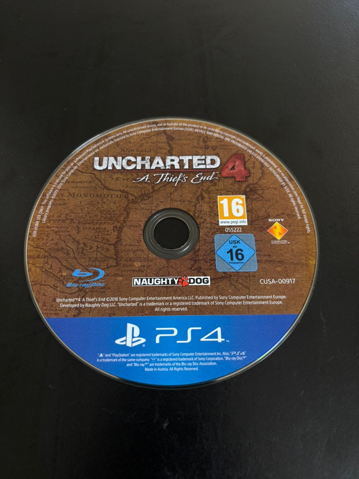 Uncharted 4: A Thief’s End (PS4), Avontuur en Actie, 1 speler, Ophalen of Verzenden, Zo goed als nieuw