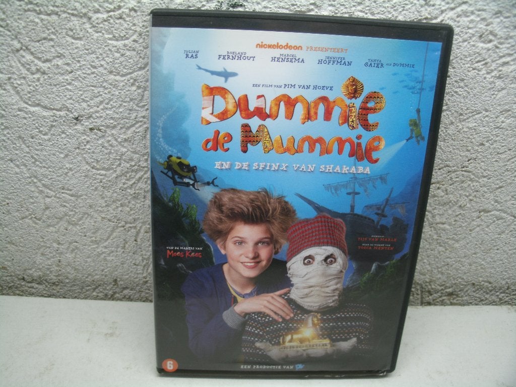 dvd 165k dummie de mummie en de sfinx van sharaba, Alle leeftijden, Ophalen of Verzenden, Zo goed als nieuw