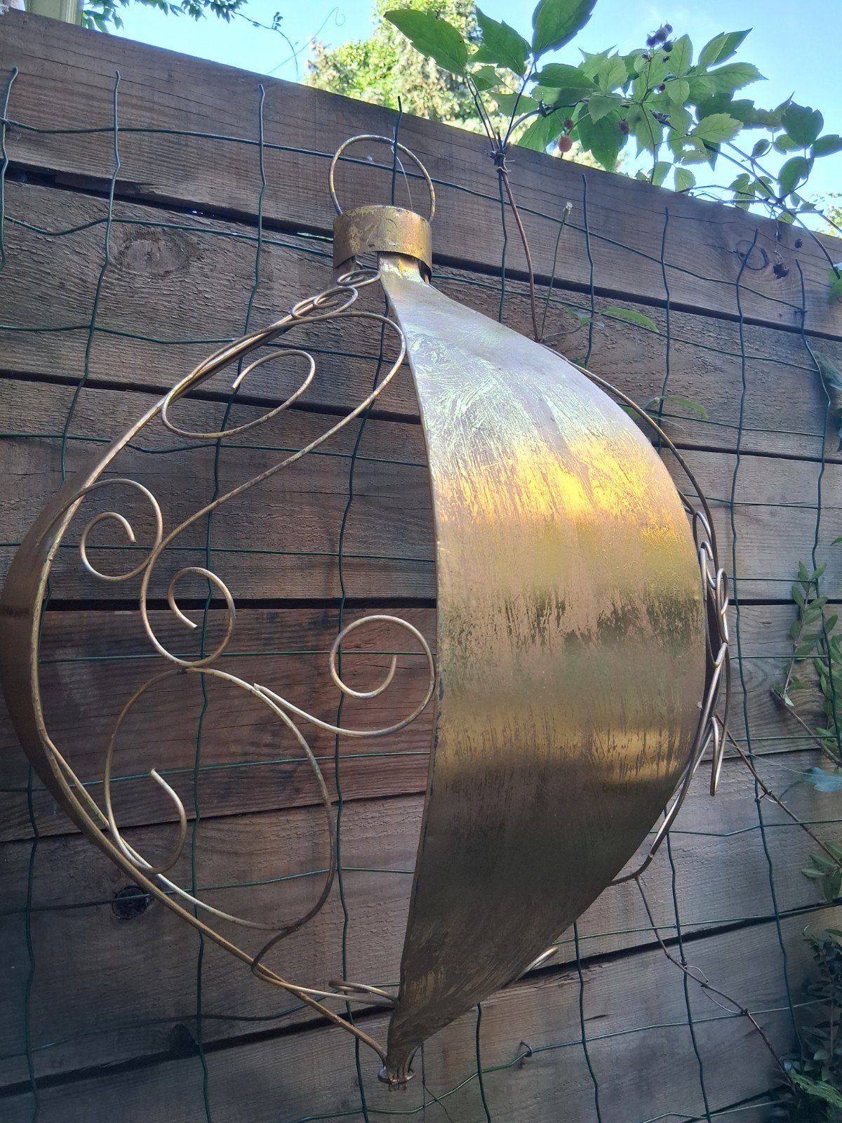 Gouden Decoratie voor Buiten/Binnen, Tuin en Terras, Tuinwanddecoratie, Ophalen