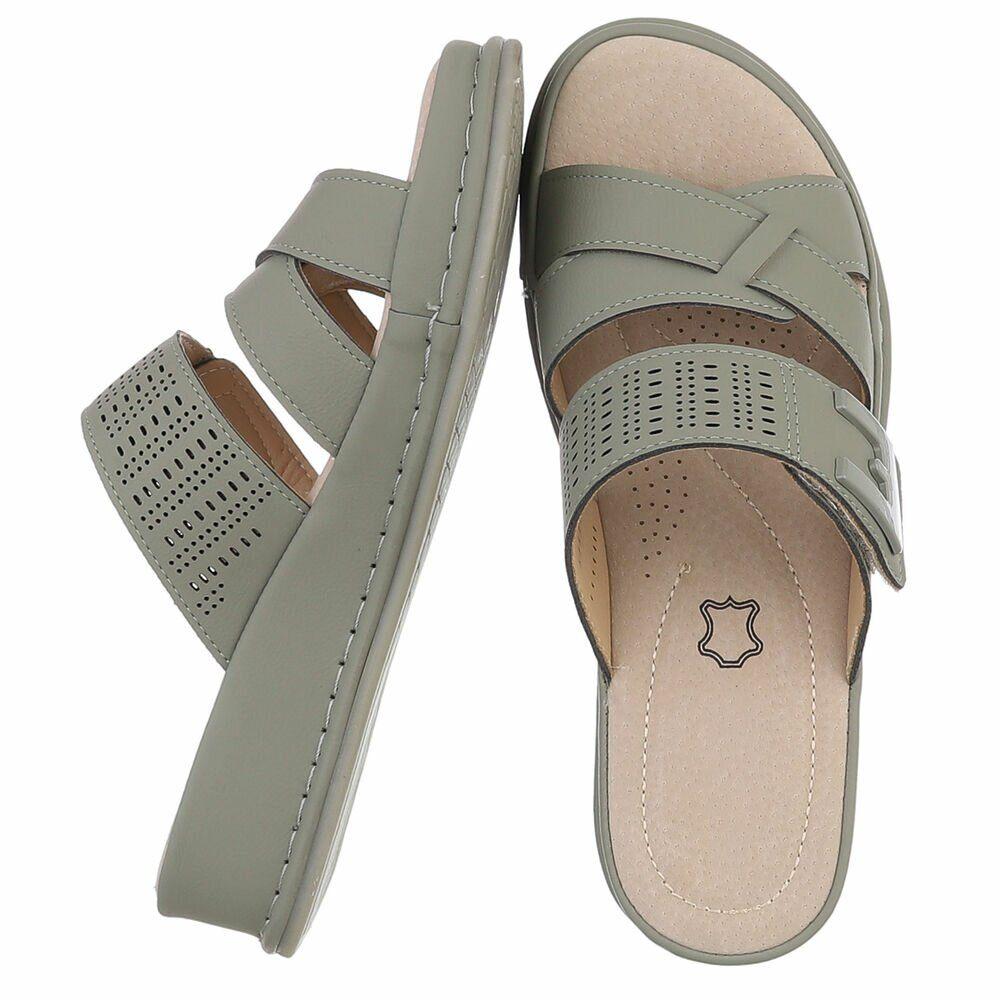 Dames medi comfort slippers matcha groen 36 37 38 39 40 41, Lunamex Trading, Nieuw, Groen, Slippers