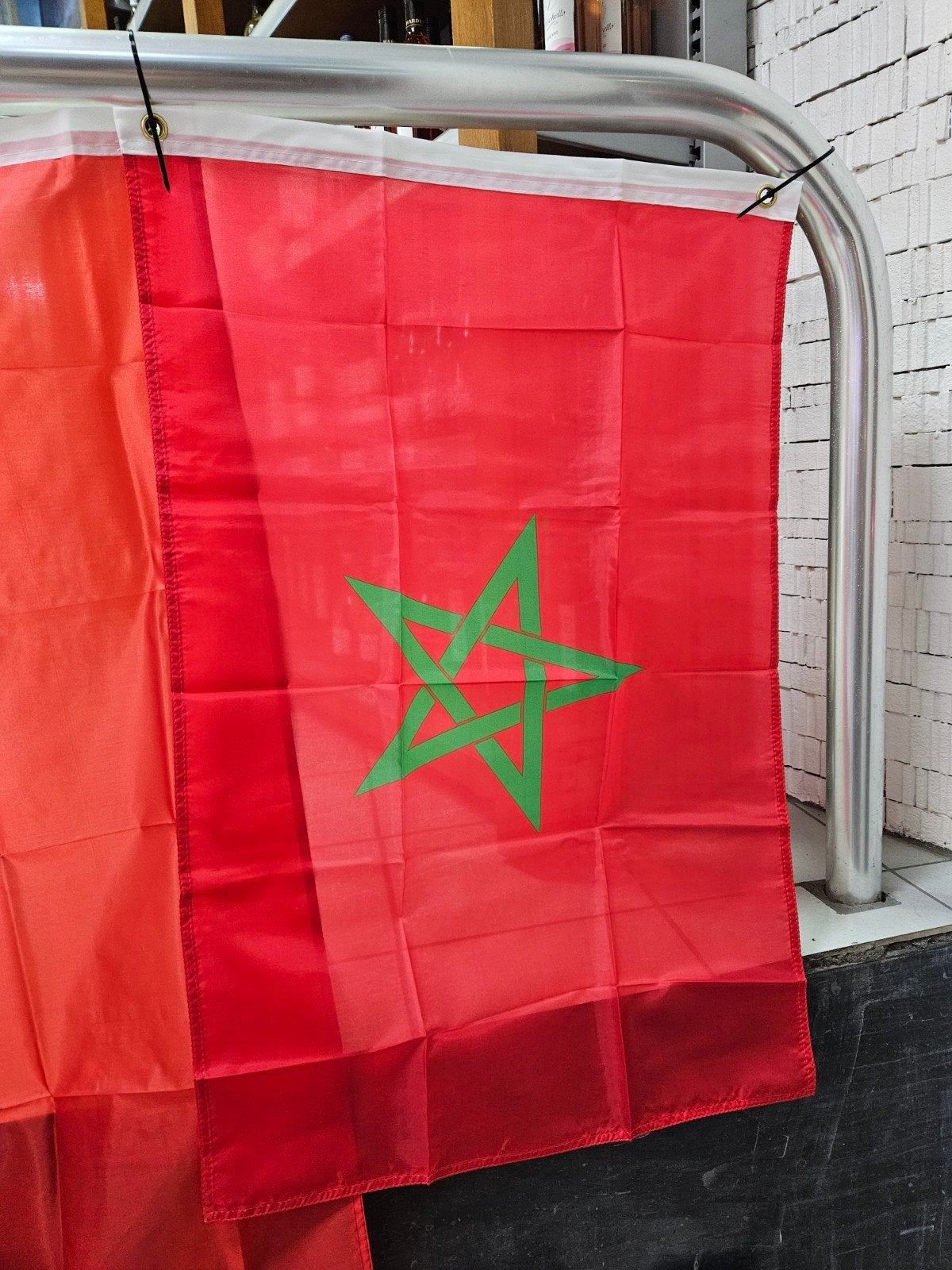 Marokkaanse vlag 100x75cm, Diversen, Vlaggen en Wimpels, Ophalen, Nieuw