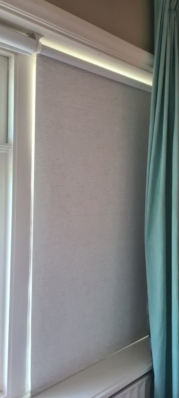 KARWEI Rolgordijnen verduisterend naturel (2 stuks), Ophalen, Verduisterend, Beige, Karwei