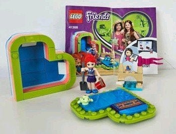Lego Friends 41388 - Mia's Zomerhartdoosje, Lego, Ophalen of Verzenden, Zo goed als nieuw, Complete set