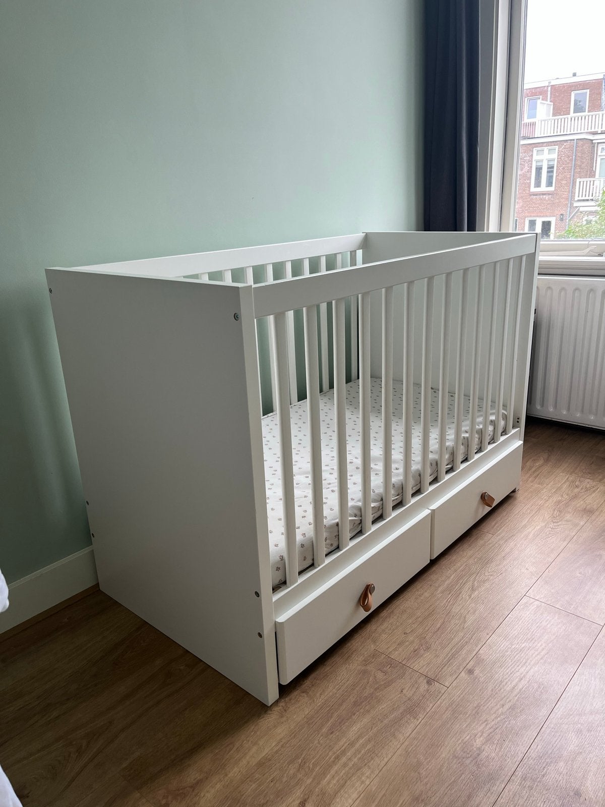 Wit Ikea Stuva ledikant met lades, Ophalen, Gebruikt, Ledikant