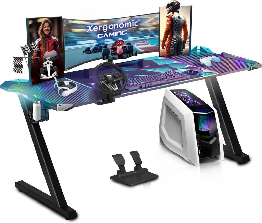 Xergonomic Aurora Gaming Desk (nr.248,299), Nieuw, Ophalen of Verzenden
