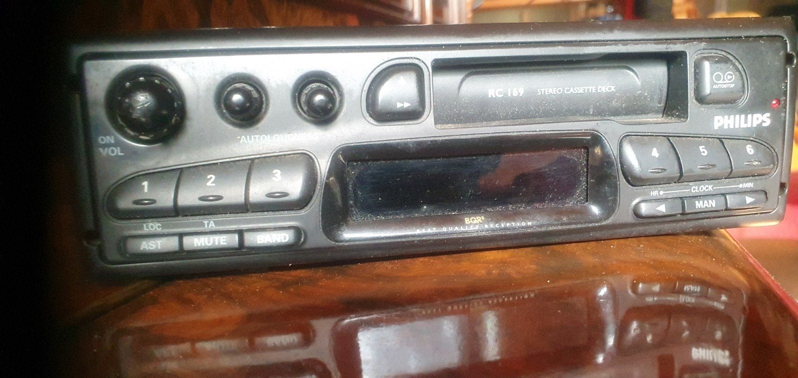 Philips RC 169 Stereo Cassette Deck Autoradio, Ophalen of Verzenden, Gebruikt