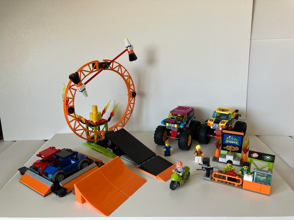 LEGO Stuntz Stuntshow arena (60295), Lego, Ophalen of Verzenden, Zo goed als nieuw, Compleet