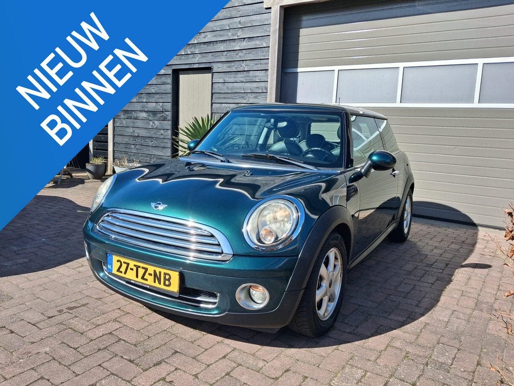 MINI 3-Deurs 1.6 Cooper Pepper | Panorama Dak | Lederen Bekl, Auto's, Mini, Voorwielaandrijving, Stof, Gebruikt, 4 cilinders