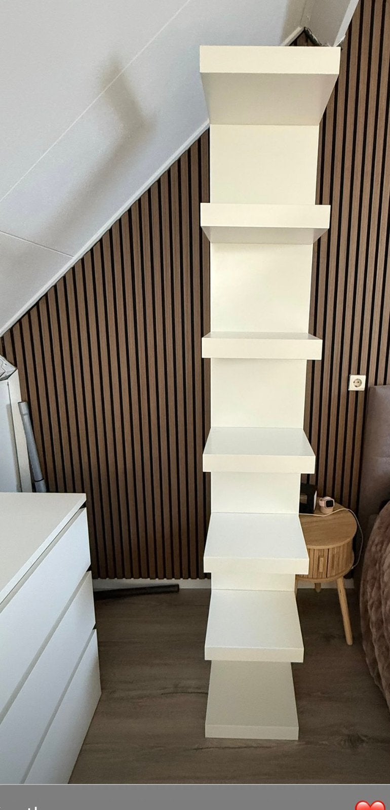 IKEA LACK wandrek wit, Ophalen, Zo goed als nieuw