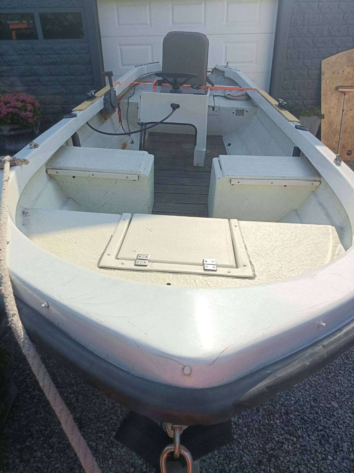 Crescent 42 compleet, Ophalen, Buitenboordmotor