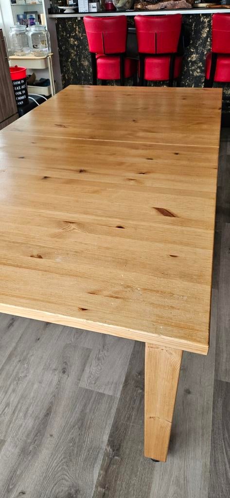 IKEA Stornäs eettafel - uitschuifbaar (202-294 cm), Gebruikt, 100 tot 150 cm, 200 cm of meer, Ophalen of Verzenden