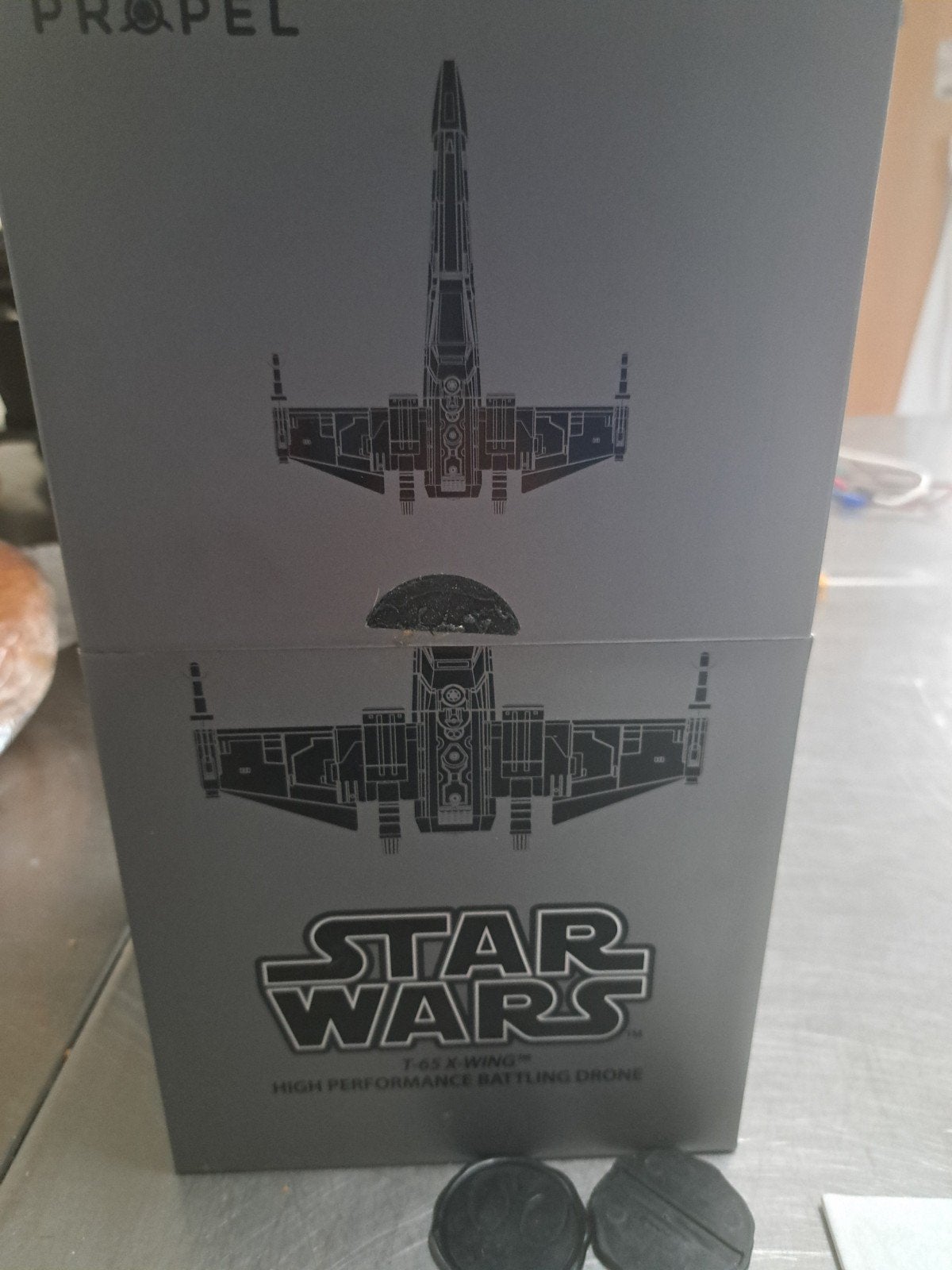 Star Wars T-65 X-Wing High Performance Battling Drone, Minder dan 100 meter, Zo goed als nieuw, Minder dan 15 minuten, Extra accu('s)