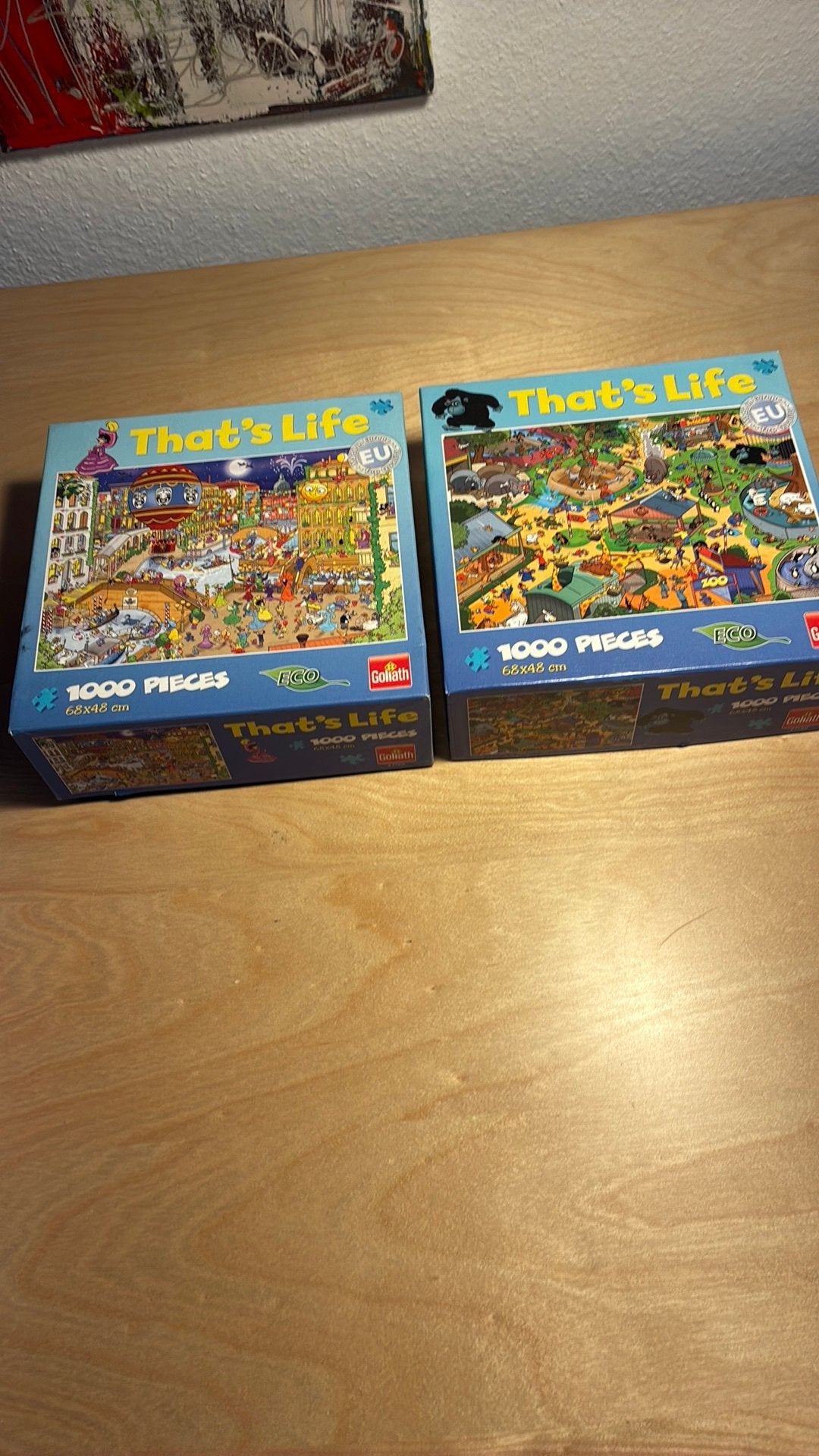 Twee Legpuzzels Thats Life 1000 st, Ophalen of Verzenden, 500 t/m 1500 stukjes, Zo goed als nieuw