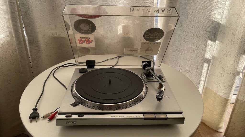 Sony PS-242 platenspeler met Shure M70EJ cartridge, Ophalen, Platenspeler, Sony, Gebruikt