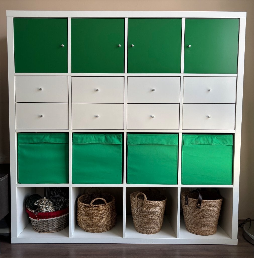 IKEA KALLAX kast wit, Huis en Inrichting, Ophalen, Gebruikt, 100 tot 150 cm, 100 tot 150 cm