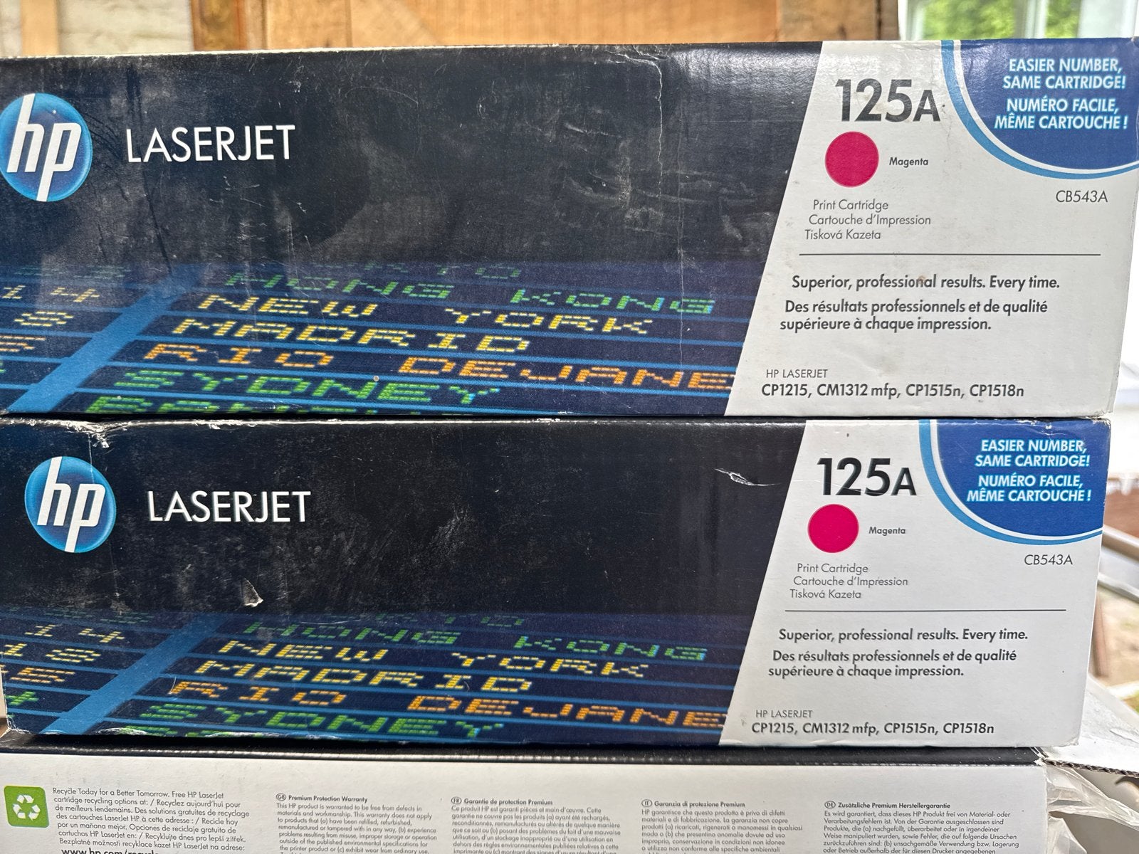 Nieuwe HP Laserjet 125A CB543A Magenta Toner Cartridge, Computers en Software, Printerbenodigdheden, Ophalen, Nieuw, Toner