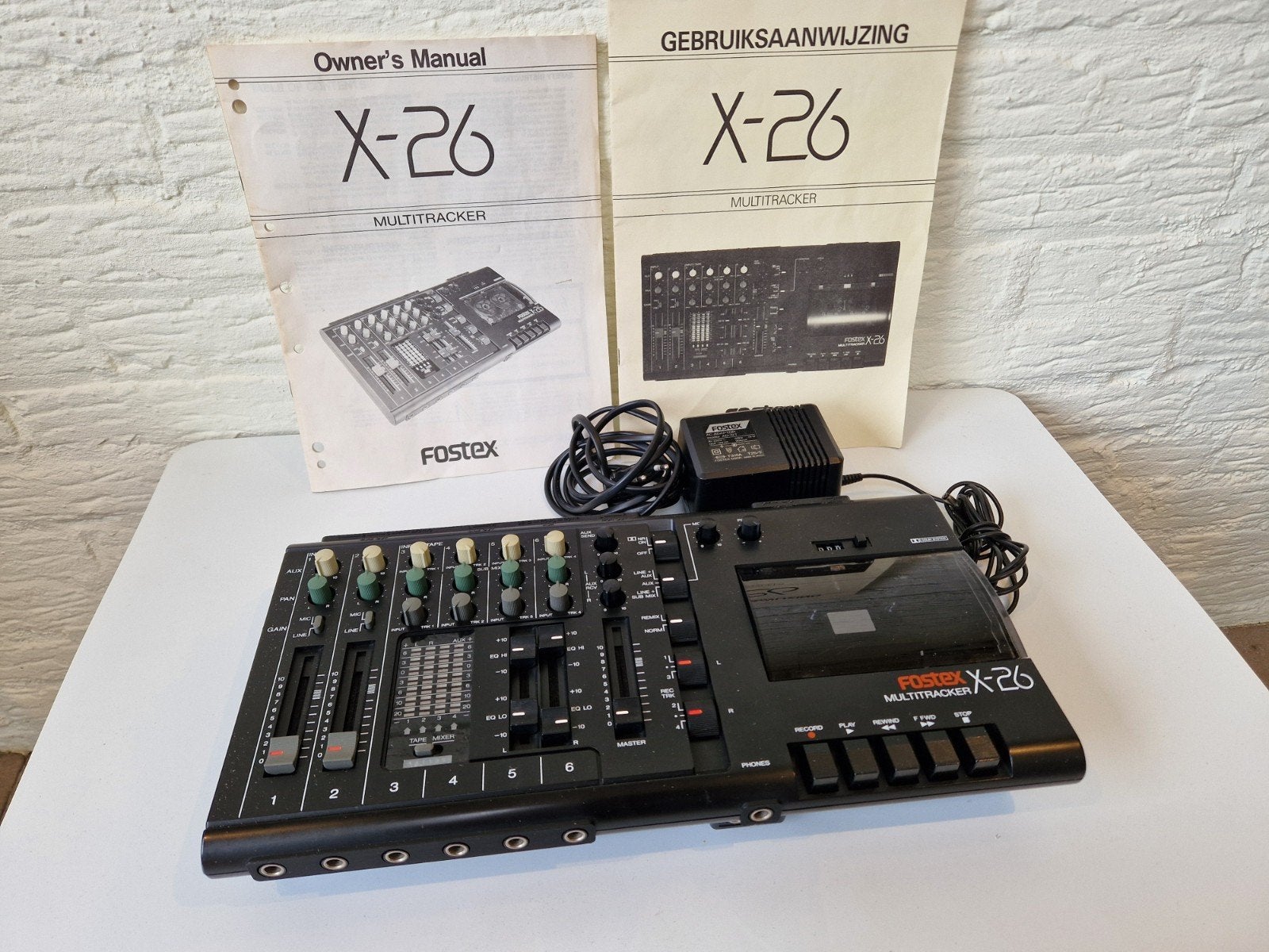 Fostex X-26 Multitracker - Vintage Cassette Recorder, Ophalen of Verzenden, Gebruikt, Minder dan 5 kanalen