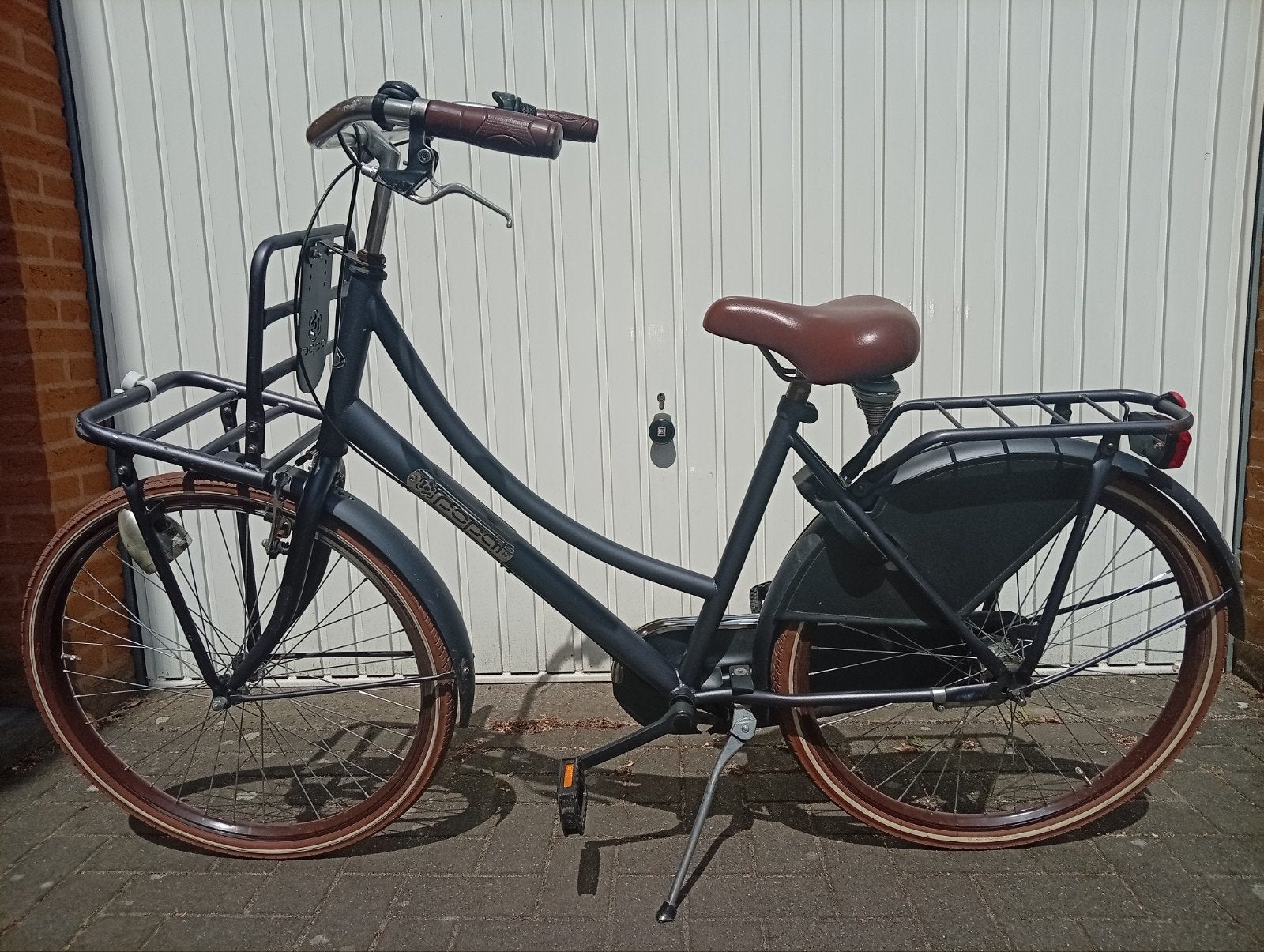 Blauwe damesfiets 26 inch, Gebruikt, Versnellingen, Minder dan 47 cm, Ophalen